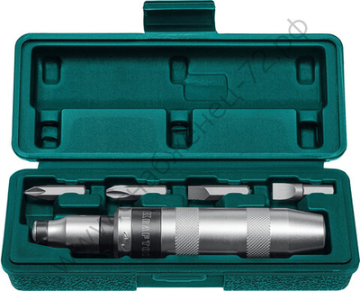 KRAFTOOL ID-6 6 предм., Ударно-поворотная отвертка (25555)