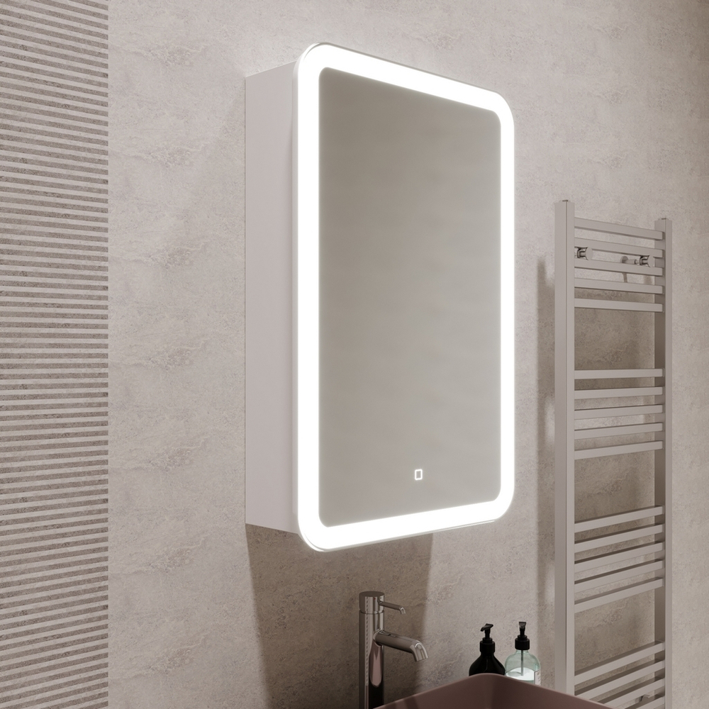 Зеркальный шкаф MIXLINE "Фиджи" 500*750 (ШВ) правый,сенсор.выкл, светодиодная подсветка