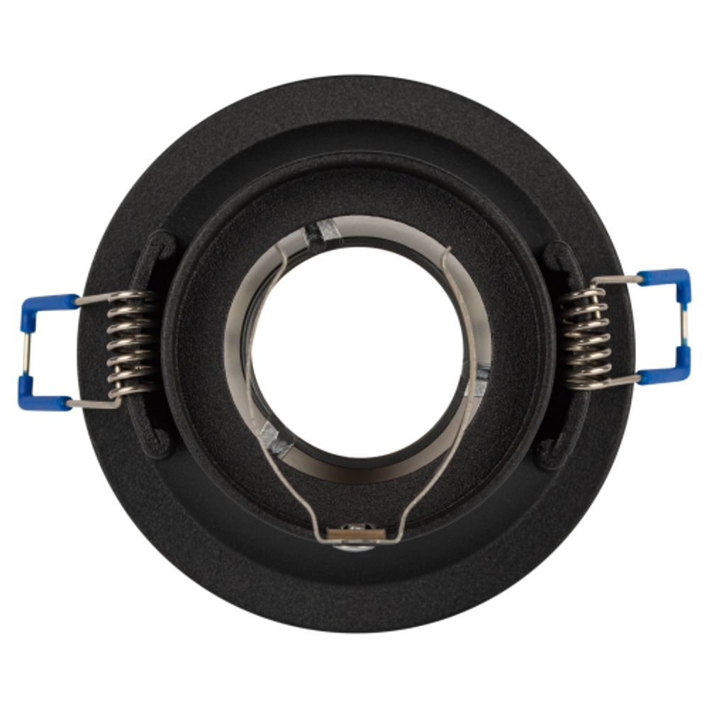 Светильник встраиваемый декоративный ЭРА KL103 BK/GD под лампу MR16 GU5.3 черный/золото