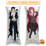 Дакимакура Темный дворецкий Себастьян Михаэлис и Грелль Сатклифф