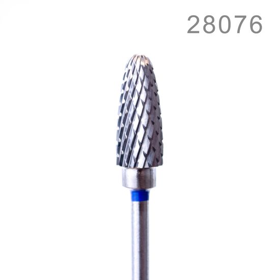 Твердосплавная насадка Кукуруза 31236 синяя насечка Кристал