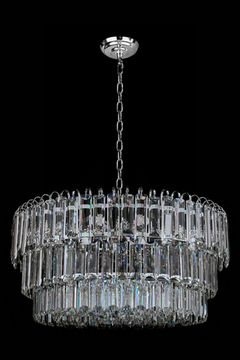 Подвесная люстра 14*Е14 LE9017/600 CH хром Catherine Leon