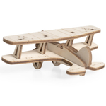 Советский самолет И-15 Lemmo - Деревянный конструктор, сборная модель, для детей