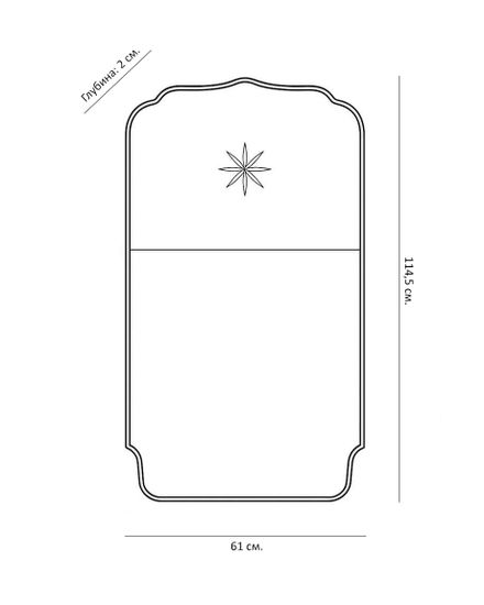 Зеркало настенное “Тартюф”