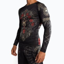 Рашгард Venum Santa Muerte 5.0 deep black/gold