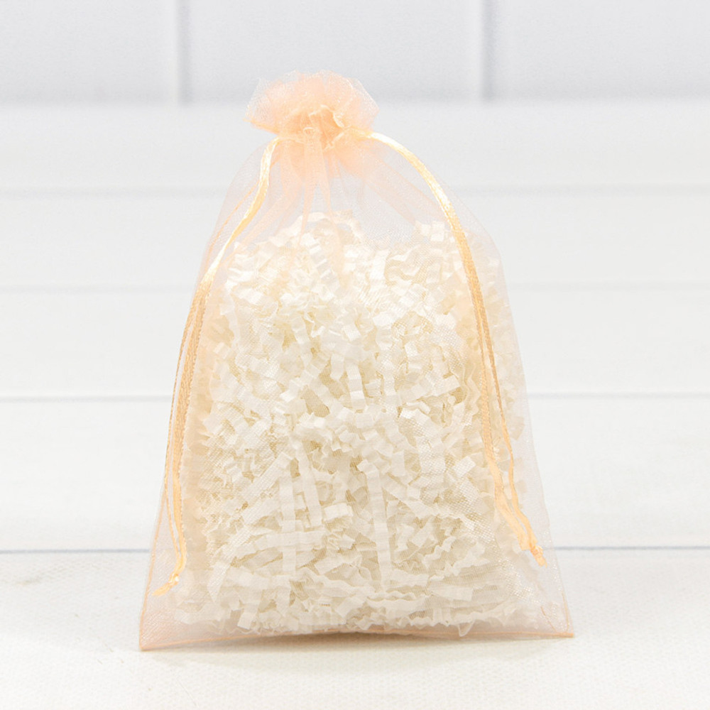 Мешочек 11х16см Органза (Персиковый)