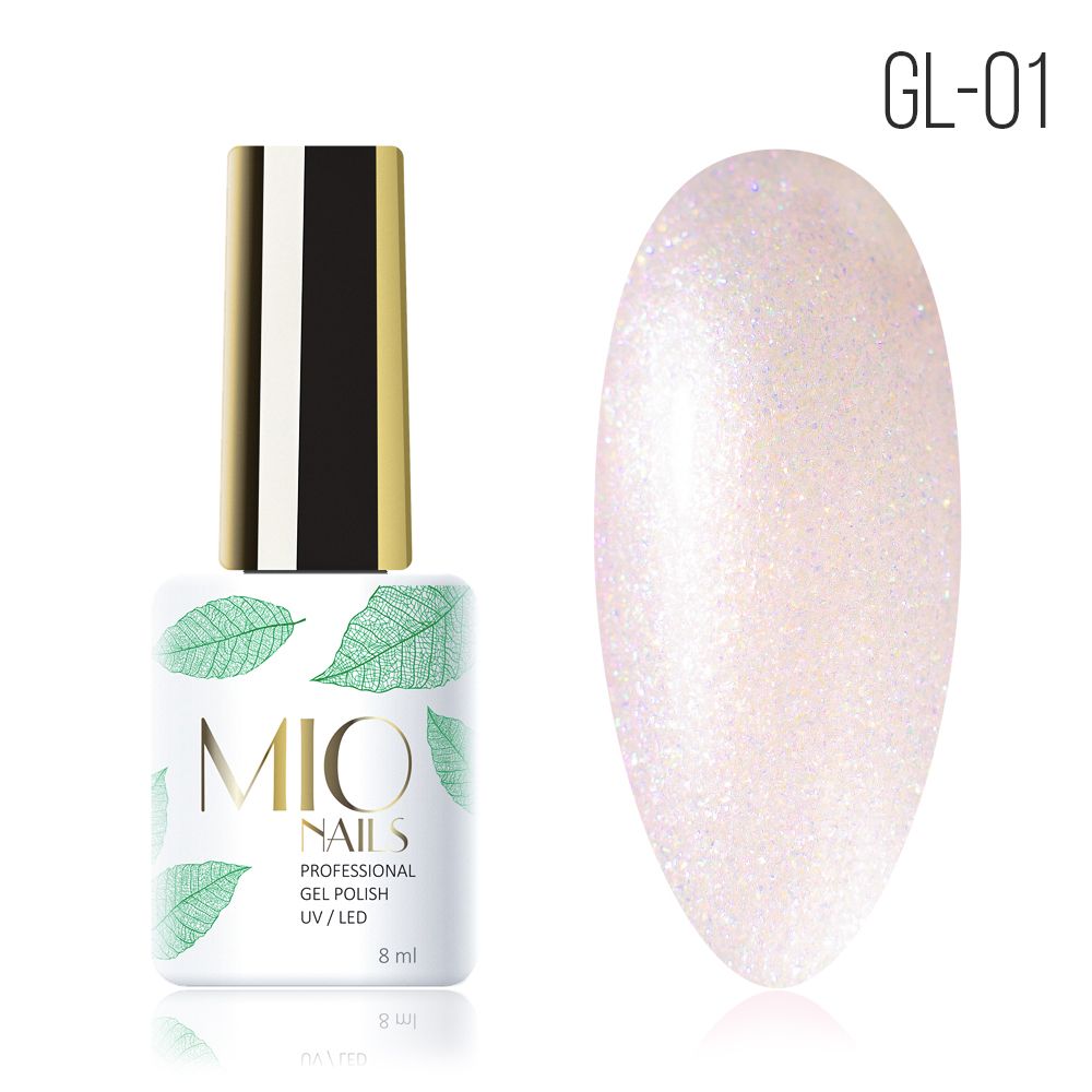 Mio Nails GL-01 Жемчужный узор, 8 мл