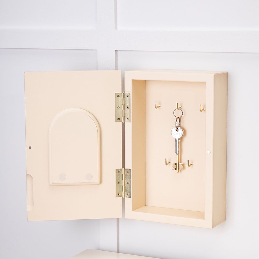 Полка - ключница Кошка Грация Айвори