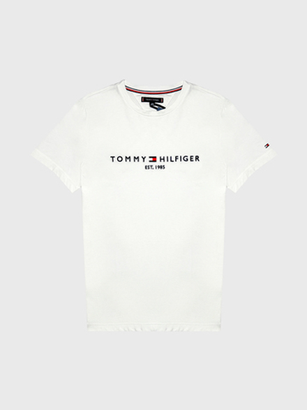 Футболка Tommy Hilfiger Organic Cotton Tommy Logo Snow White