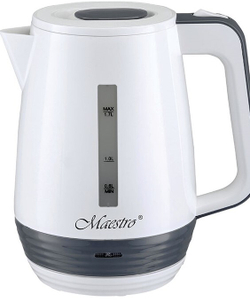 MR-033-WHITE Эл.чайники 1,7л (диск.) Maestro
