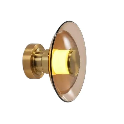 Настенный/Потолочный светильник 8665W/S gold/amber