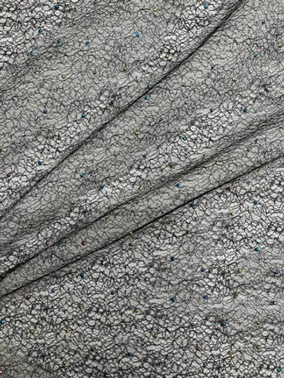 Сетка п/э Achille Pinto черная с разноцветными стразами