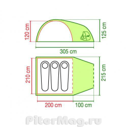 Палатка Coleman Crestline 3