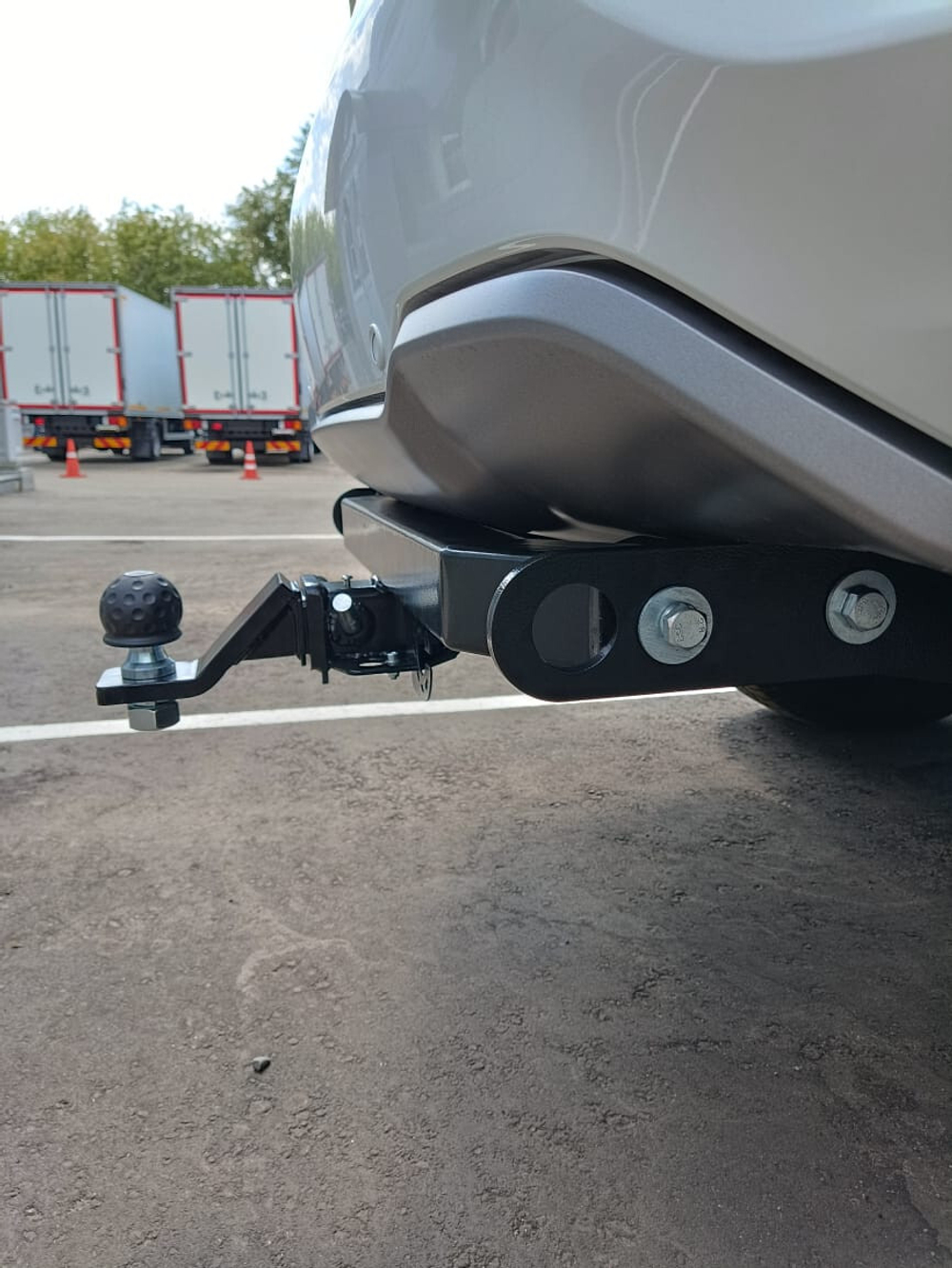 Фаркоп Бизон на Isuzu MU-X FA 0330-E (с 2020 г.в.) (паспорт и сертификат в комплекте)(без электрики)