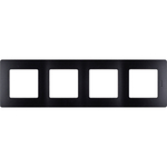 Рамка 4 поста антрацит ETIKA Legrand
