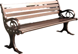 Скамейка садовая уличная из литого алюминия БЕРЛИН-200 «BERLIN-200» 200х58х74 см бронза