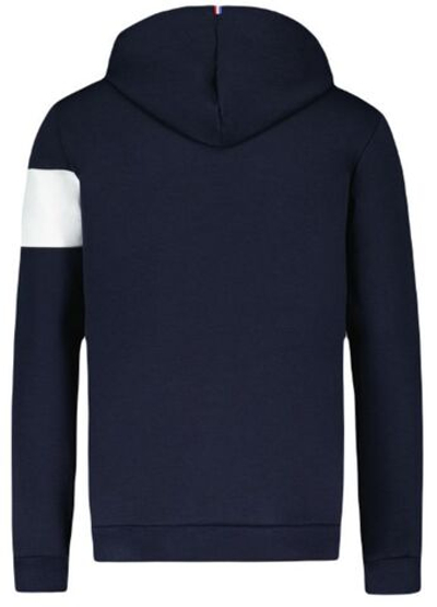 Мужская теннисная кофта Le Coq BAH Hoody N°1 SS23 - sky captain/new optical