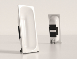 Стальная ванна ВИЗ Tevro (Тевро) 160x70, с ножками