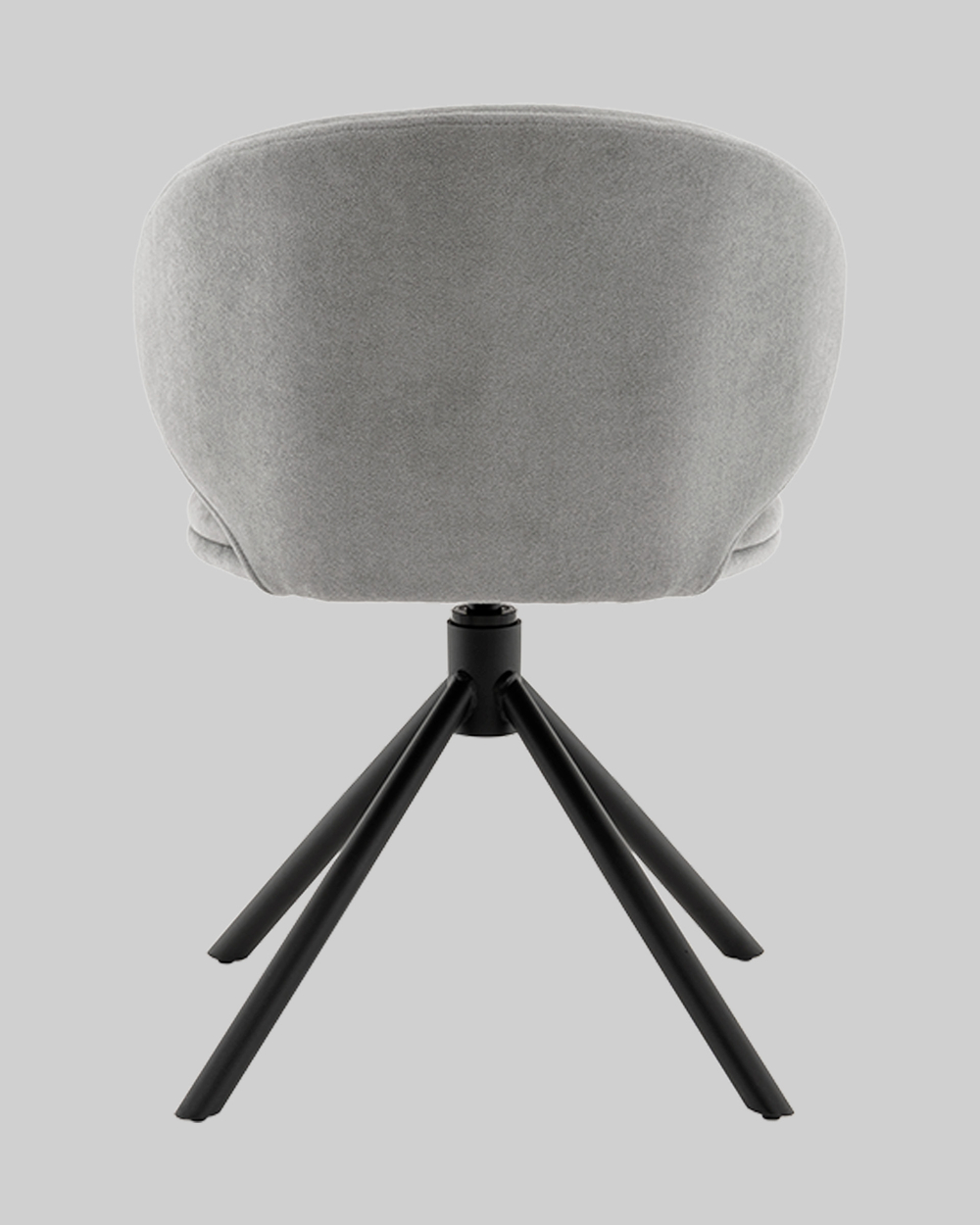 Стул Труфальд велюр светло-серый