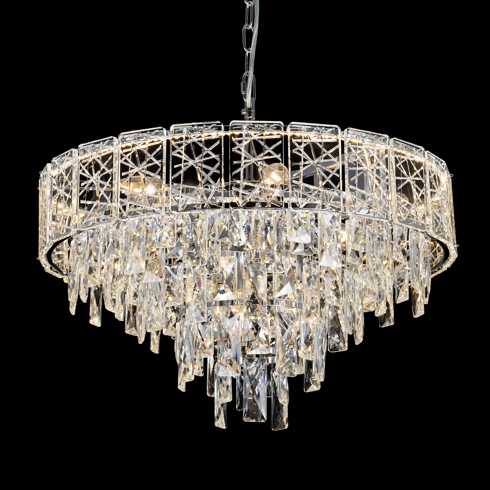 Citilux SAGRADA CL317251 Люстра хрустальная подвесная Хром