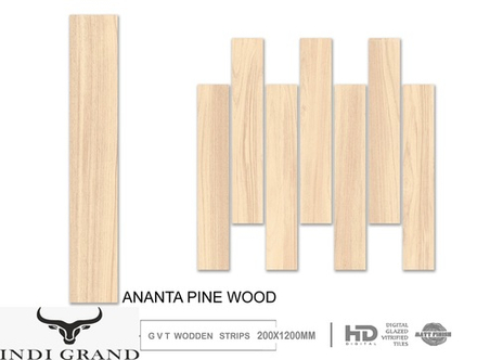 Керамогранит Carving 20x120cm GVT Matt Finish Ananta Pine Wood