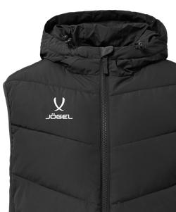 Жилет утепленный c капюшоном JÖGEL ESSENTIAL PerFormPROOF Padded Hooded Vest, черный