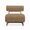 Лаунж-кресло Mortise коричневое