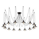 Citilux Эдисон CL451152 Люстра паук Венге