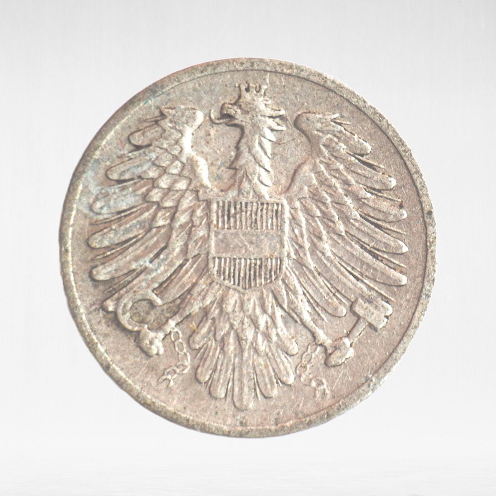 Austria, 2 Groschen, 1954, VF