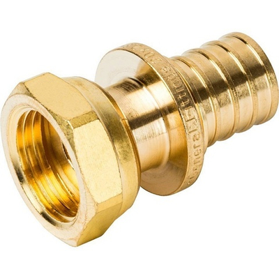 STOUT Переходник с накидной гайкой 20x1/2" аксиальный для труб из сшитого полиэтилена