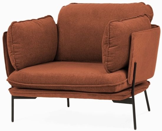 Кресло Sussex терракотовое 