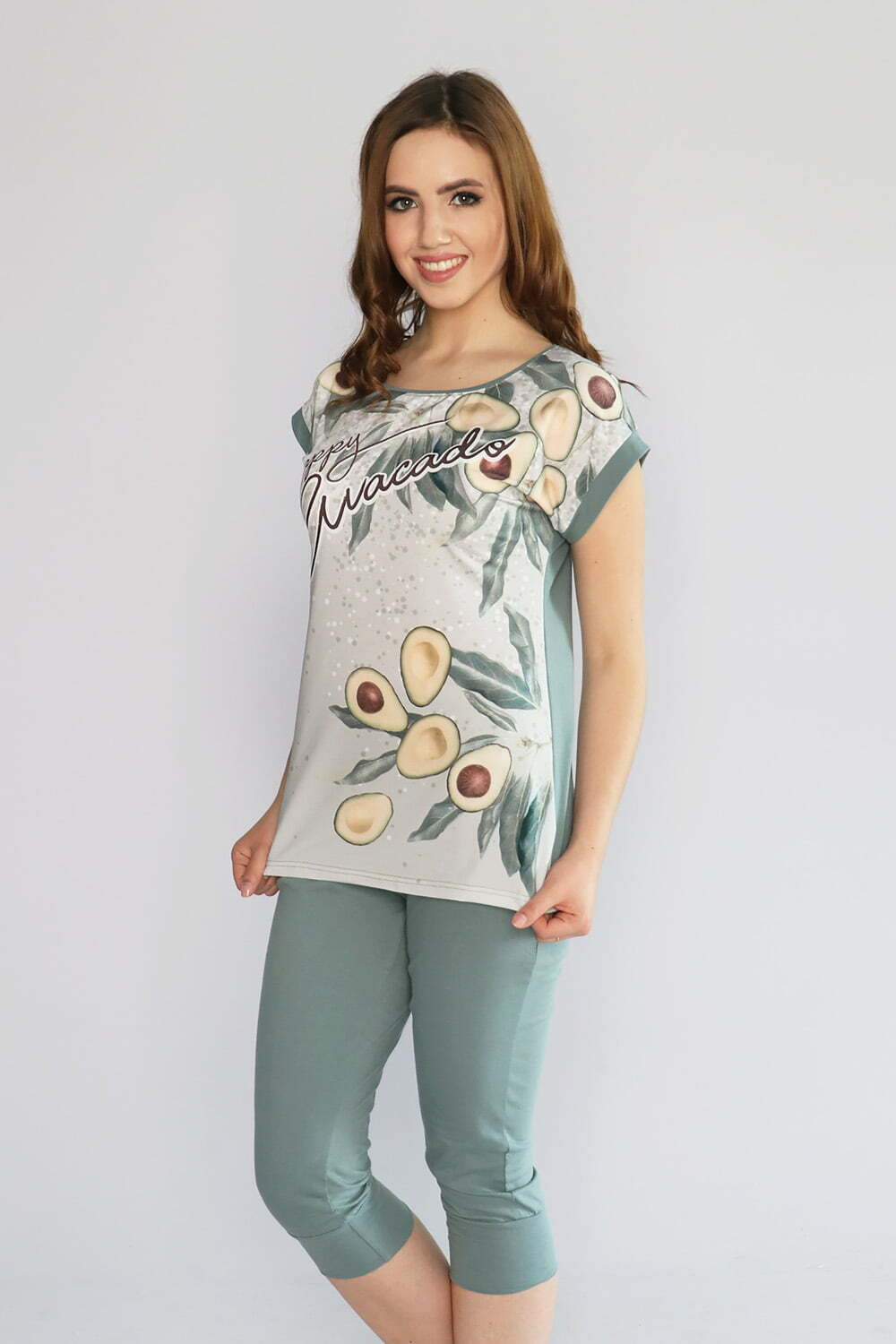 К/ж "АВОКАДО" футболка+бриджи КЖ 0171