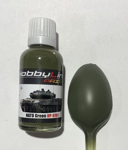 Краска лаковая HobbyLink RAL-6031-F9 Bronze Green HP-9701