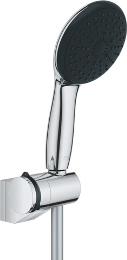 Набор для душа GROHE Vitalio Start 110, 3 режима струи, лейка, регулируемый держатель и шланг, 8.4 л/мин, хром (26182001)