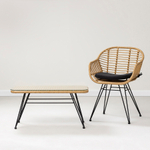 Стул vetle bent, ротанг