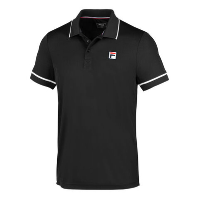 Мужское теннисное поло Fila New Court Polo Men - Black