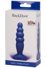 Анальный стимулятор Small Bubble Plug blue (11 см , синий) (Цвет: синий)
