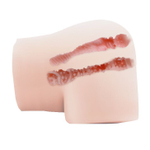 Телесный мастурбатор-вагина Flower Baby с вибрацией