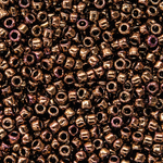 Японский бисер TOHO Round 15/0 (№501), металлизированный, непрозрачный глянцевый