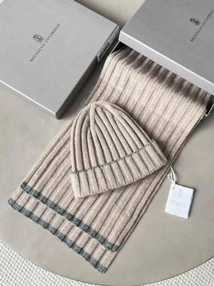 Комплект шапка и шарф Brunello Cucinelli