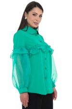 Блуза Очень красивая(изумруд) Diolche