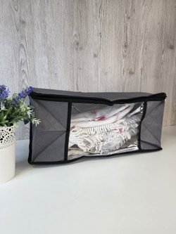 Короб для хранения с крышкой на молнии 50х35х20 см