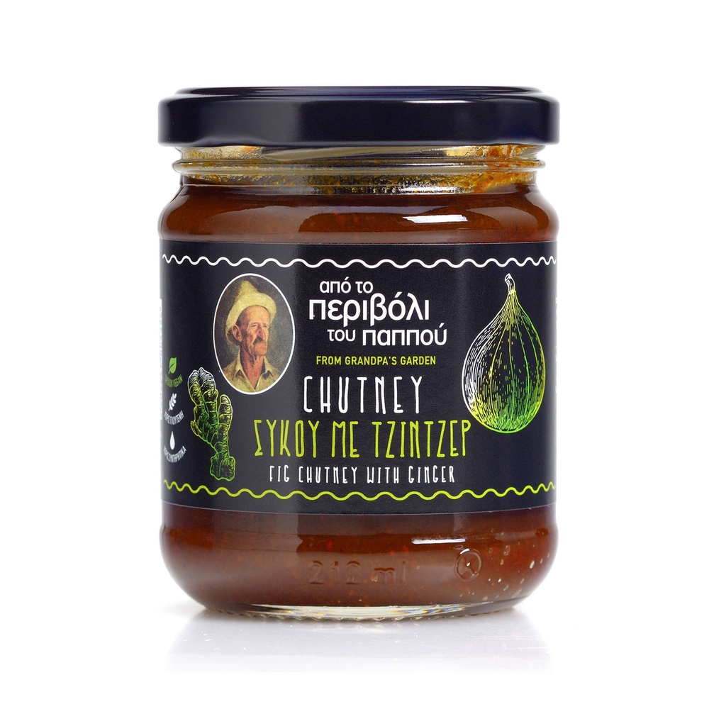 Соус Чатни из инжира с имбирём KONTOS 230г, Греция