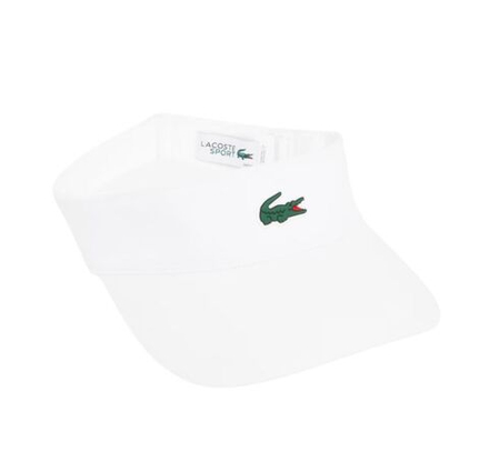 Теннисный козырек Lacoste Diamond Taffeta Sport Visor - white