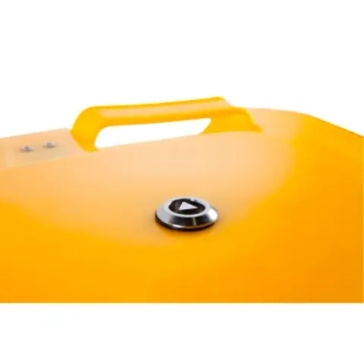 Контейнер внутрикорпусной 120л (желтый) 2 колеса с педалью "КМ-Проект" ИМ-КВ-120-П с замком