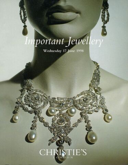 Каталог аукциона Christie's, Лондон, Ювелирное искусство от 17 июня 1998 года