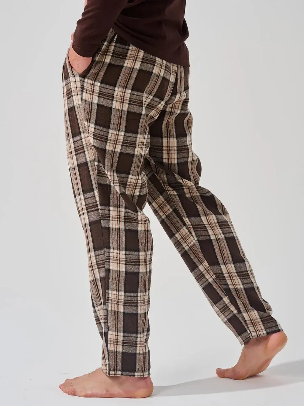 пижама длинный рукав с брюками