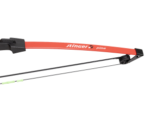 Лук блочный Stinger Pima, детский, 12 lbs/5,5 кг, ABS-пластик, красный (SG-BOW-M-12-RED)