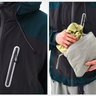 Куртка NOTHOMME SHELL COLORBLOCK, зеленый серый