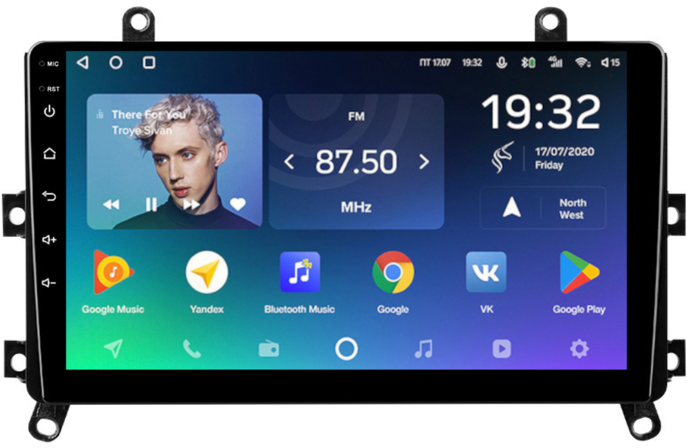 Магнитола для Toyota Highlander 4 2019-2024+ (взамен 8" экрана) - Teyes SPRO+ Android 10, ТОП процессор, 4-32, SIM-слот